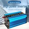 High-Power Inverter 12V/24V/48V/60V to 220V, 3000W/4000W/5000W for Car/Home Use