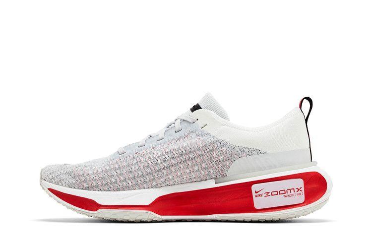 Zapatillas de Hombre Nike ZoomX Invincible Run 3 Blanco Rojo Fuego Blanco/Rojo Fuego/Gris Cemento/Negro