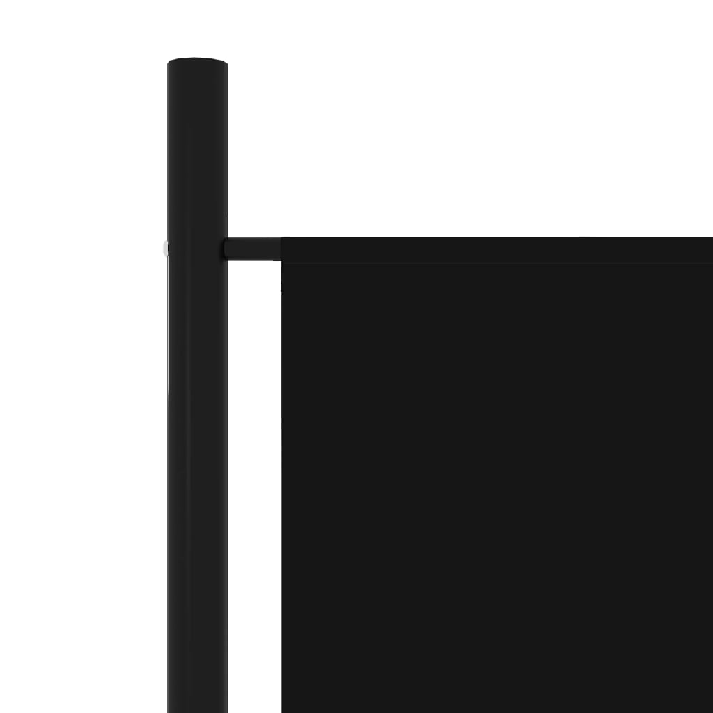 Divisor de Habitación Negro de 6 Piezas 300x180 cm