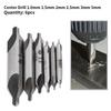 6pcs 1/1.5/2/2.5/3/5mm 60 Degree HSS Center Drill Bits Centering Drills Set