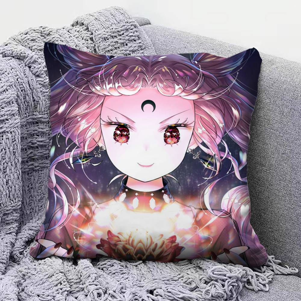 Sailor Moon Anime Girl Cute  Pillow Covers Home Sofa Cushion Covers and Aecorative Custom