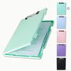 Clipboards with Storage, Plastic Storage Clipboard with Low Profile Clip, Binder Clipboard Folder Side-Opening,Office Supplies