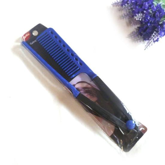 Portable DIY Salon Flat Iron Hair Straightener V Comb Hairdressing Styling Tool