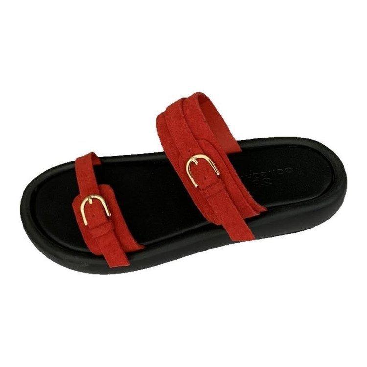 French thick-soled open-toe with small sandals to wear outside 2025 summer new casual beach beautiful sandals slippers