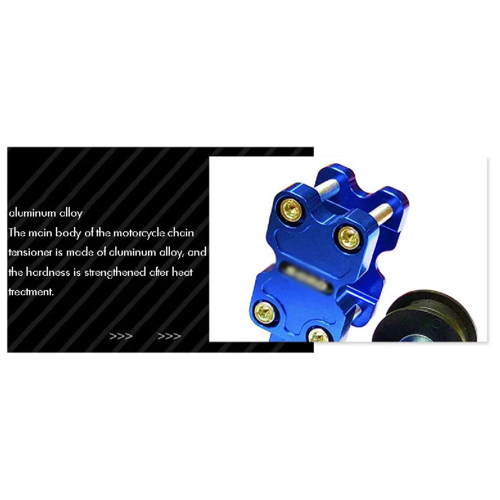 Motorcycle Universal Adjustment Accessories Adjuster Wheel Chain Tensioner Roller Tightener for Motorbike Motocross Chopper ATV