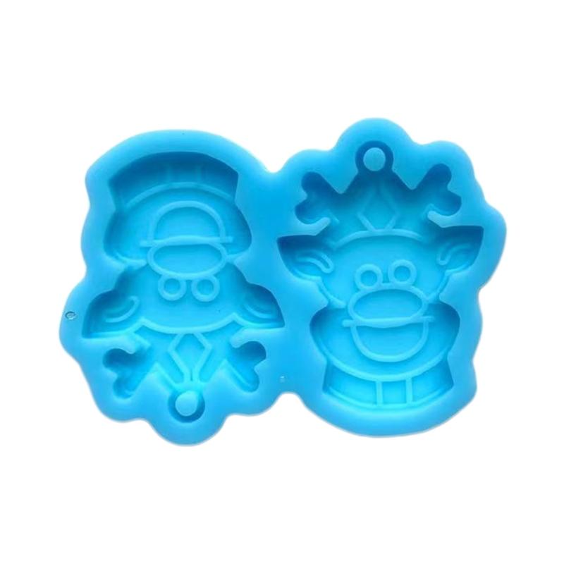 DIY Christmas Earrings Epoxy Resin Mold Eardrop Dangler Silicone Mould Dangle Earring Casting DIY Craft Mold 1