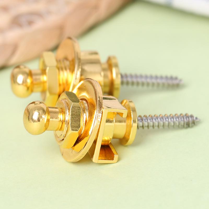 2 Pcs Guitar Strap Lock Botton Schaller Straplocks Electric Acoustic Bass