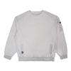 SPORTS ILLUSTRATED Woven Hybrid Long Sleeve Round T-Shirt (Light Grey)