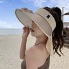 New Fashion and Versatile Beach Sun Hat Trendy Sun Protection Top Hat Women Summer Sun Protection Sun Protection Sun Hat