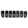 7PCS 22x10.3cm Black Car Racing Grille Inserts Frame Corrosion Resistant 68303626AB Replacement for Cherokee 2014‑2018