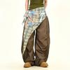 Vintage Spice Girl Design Sense Tooling Paratrooper Pants Women's Summer Casual Loose Versatile Street Dance Wide Leg Pants