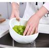 Kitchen Drain Basket Fruit Bowl Plastic Rice Washing Bowl Colander Rice Bowl Strainer Basket Homes Kitchen Organizers