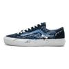 Vans Style 36 Abrasion Resistant Low top Skateboard Shoes Unisex Blue Gray VN0A3DZ3RFL(Team613-)