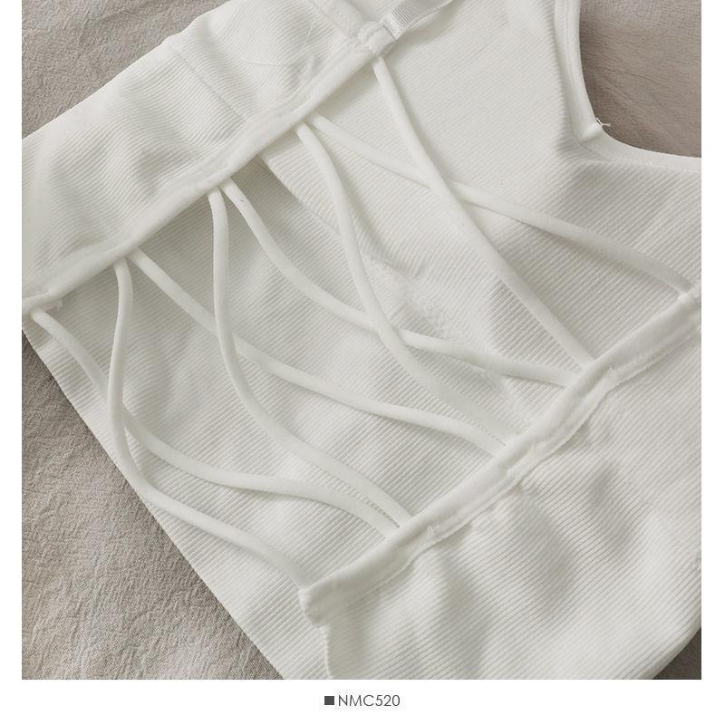 Womens Tops Sexy Tank Top Women Built In Bra Solid Color Camis for Women Crop Top Off Shoulder Sleeveless Camisole