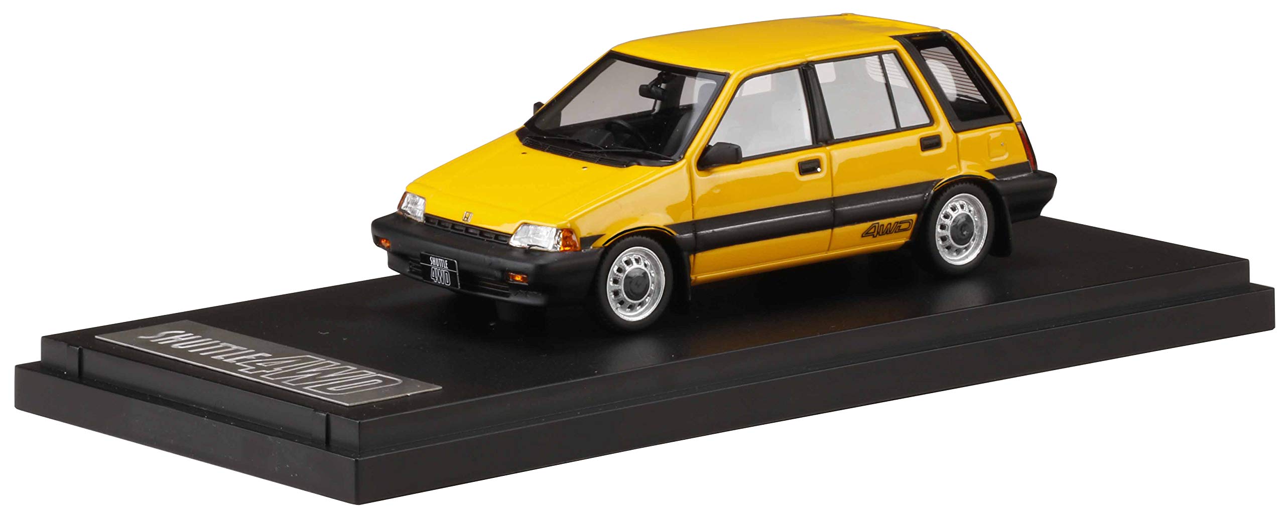 

MARK43 Honda Civic Shuttle 4WD J 1984 Yellow Finished Product 1/43 (AR)