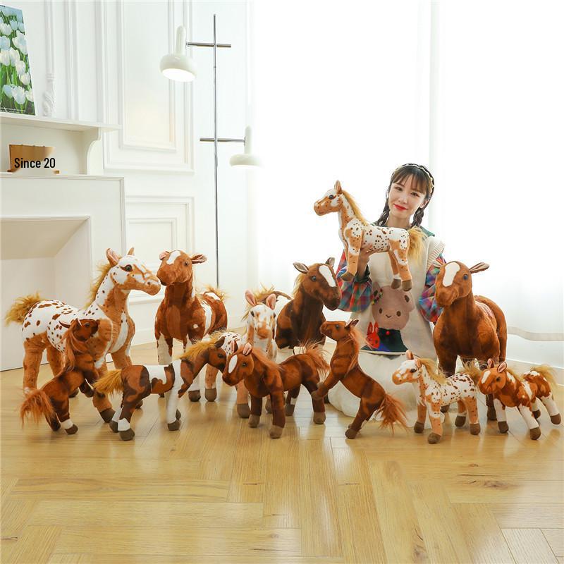 Cross-Border Plush Toy: Zebra & Reindeer - Forest Friends Series