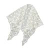New Spring Style French Lace Triangle Scarf for Women Fashion Versatile Hollow Scarf Solid Color Hair Strap
