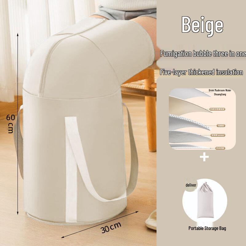 Thickened Portable Insulated Foot Bath: Folding, Deep, Travel-Friendly Foot Basin for Adults