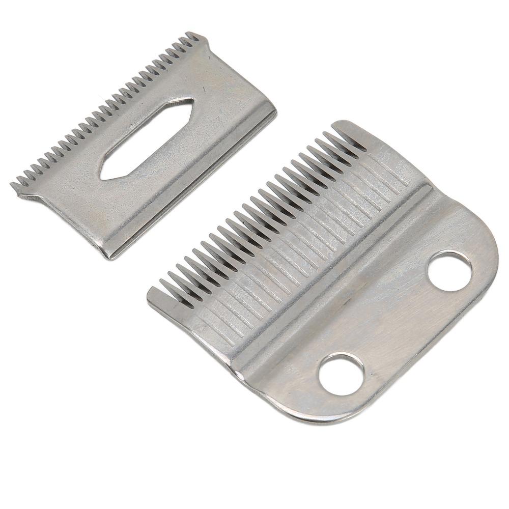 2PCS 2 Hole Design Clipper Blades Replacement Waterproof Professional Clipper Blades Barber Shop