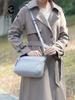 Zency Simple Small Handbag Crossbody for Women Genuine Leather