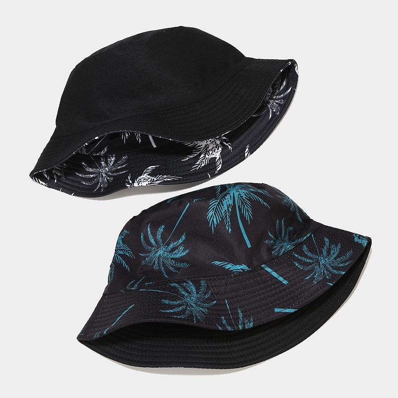 Sommer Schutzhut Herrenmode Kokosnuss Print Bucket Hat Unisex Fischerhut Damen Freizeit Beckenmütze