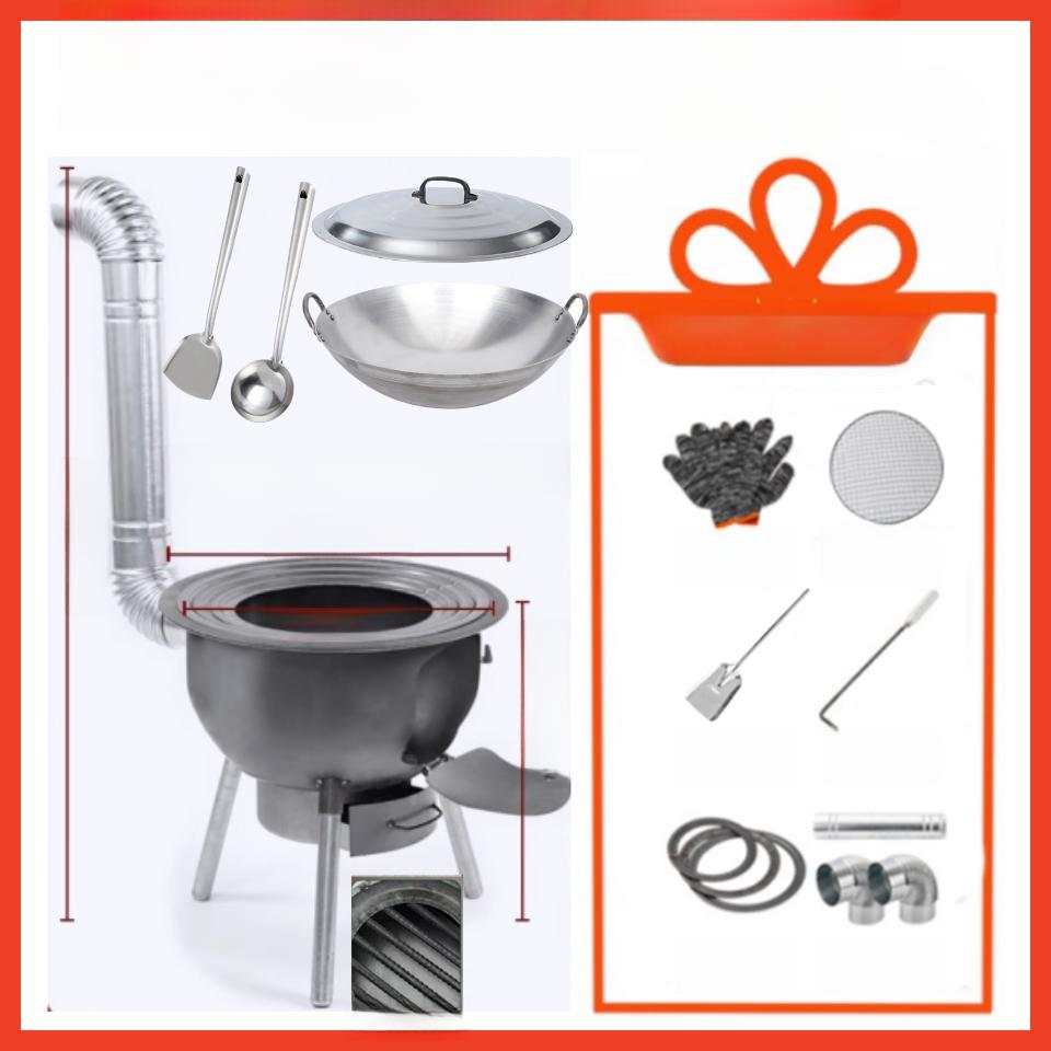 New Sle Rural Home Wood Burning Stove Portable Outdoor Large Pot Stove el Stove Equipment und Pot Stove