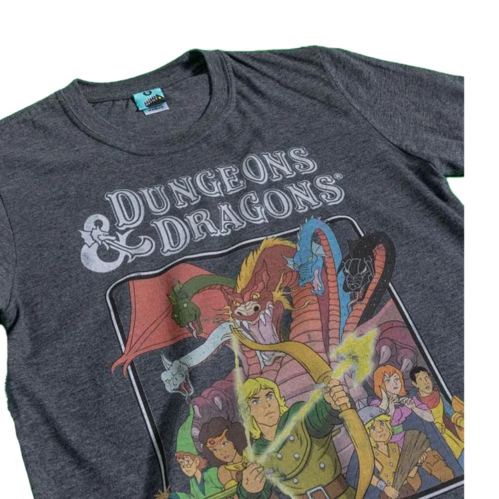 Dungeons & Dragons Unisex Adult Cartoon T-Shirt