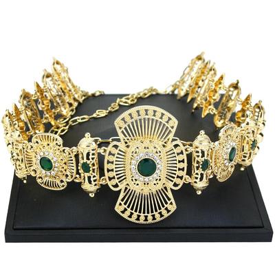 Gold Color Chic Belt Body Chain Bride Jewelry For Women Waist Chain Metal Belt Adjustable Length