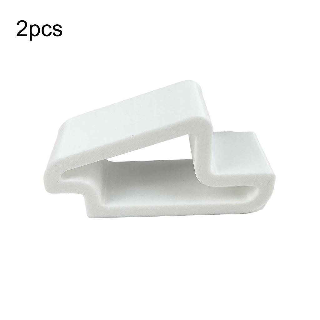 2pcs Window Stopper - Durable Plastic Door Stopper with Matte Finish, Easy Installation Under Door for Secure Window Closure