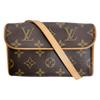 Monogram Florentine Waist Bag Pochette Monogram Canvas Brown Used