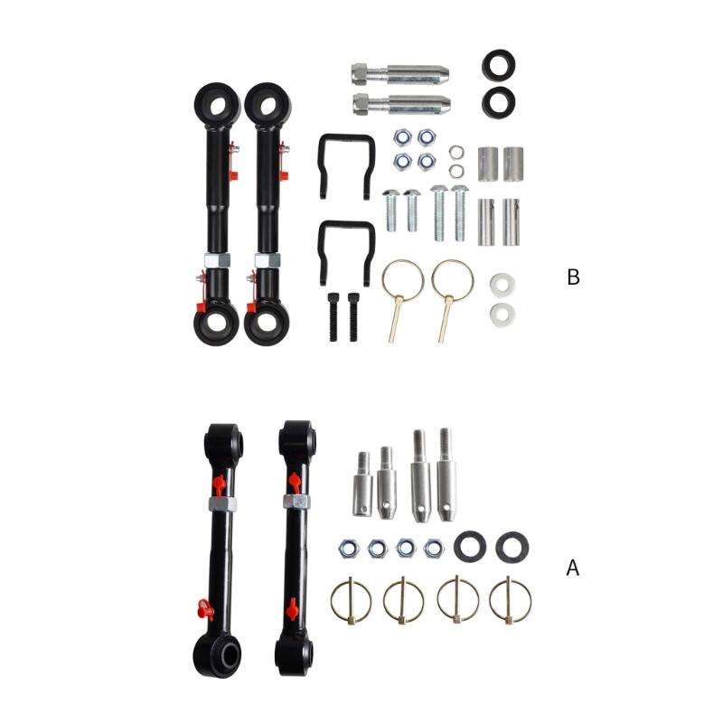 Adjustable Front Sway Bar Links Fit for JK 1998-2006 / 17-18 Quicker Disconnect System with 2.5"-6" Lifts