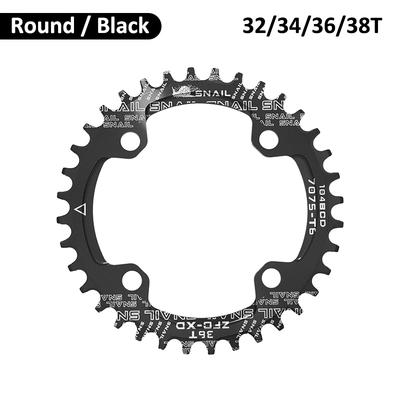 Aluminiumlegierung Fahrrad Kettenblatt 32/34/36/38/40/42T Rund AL 7075 MTB Mountainbike Kurbelgarnitur Platte 104mm BCD