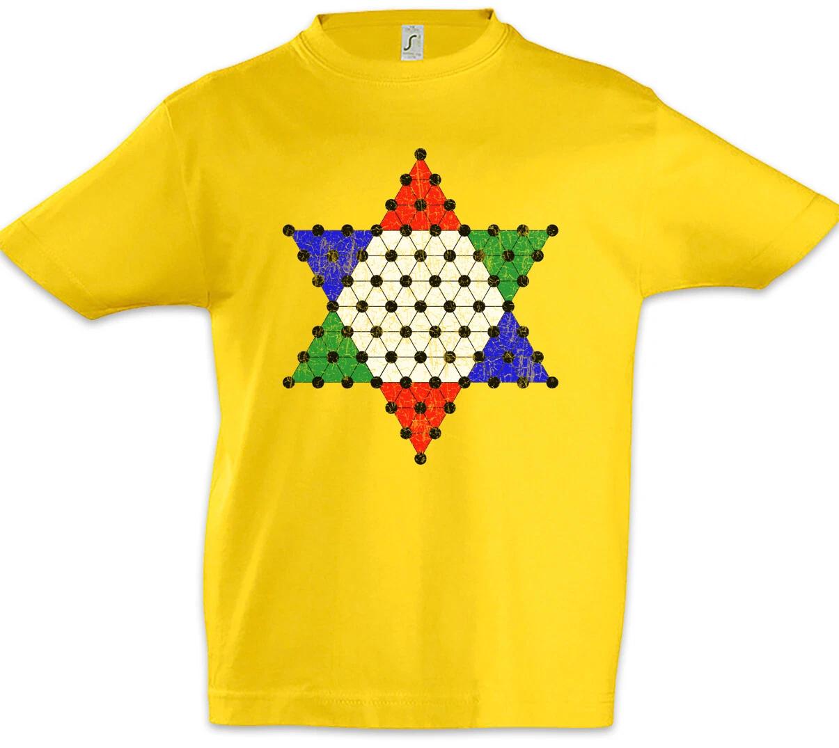 Halma Board Kids Boys kids boys T-Shirt Chinese Checkers Game Dice Dices Retro Nerd 110