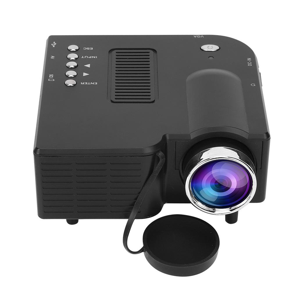 Mini LED Projector YG260 Black Built In Speaker with Multi Function Interface To Computer Phone