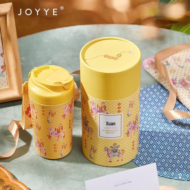 JOYYE Palace Museum Horse Zodiac Ceramic Travel Mug