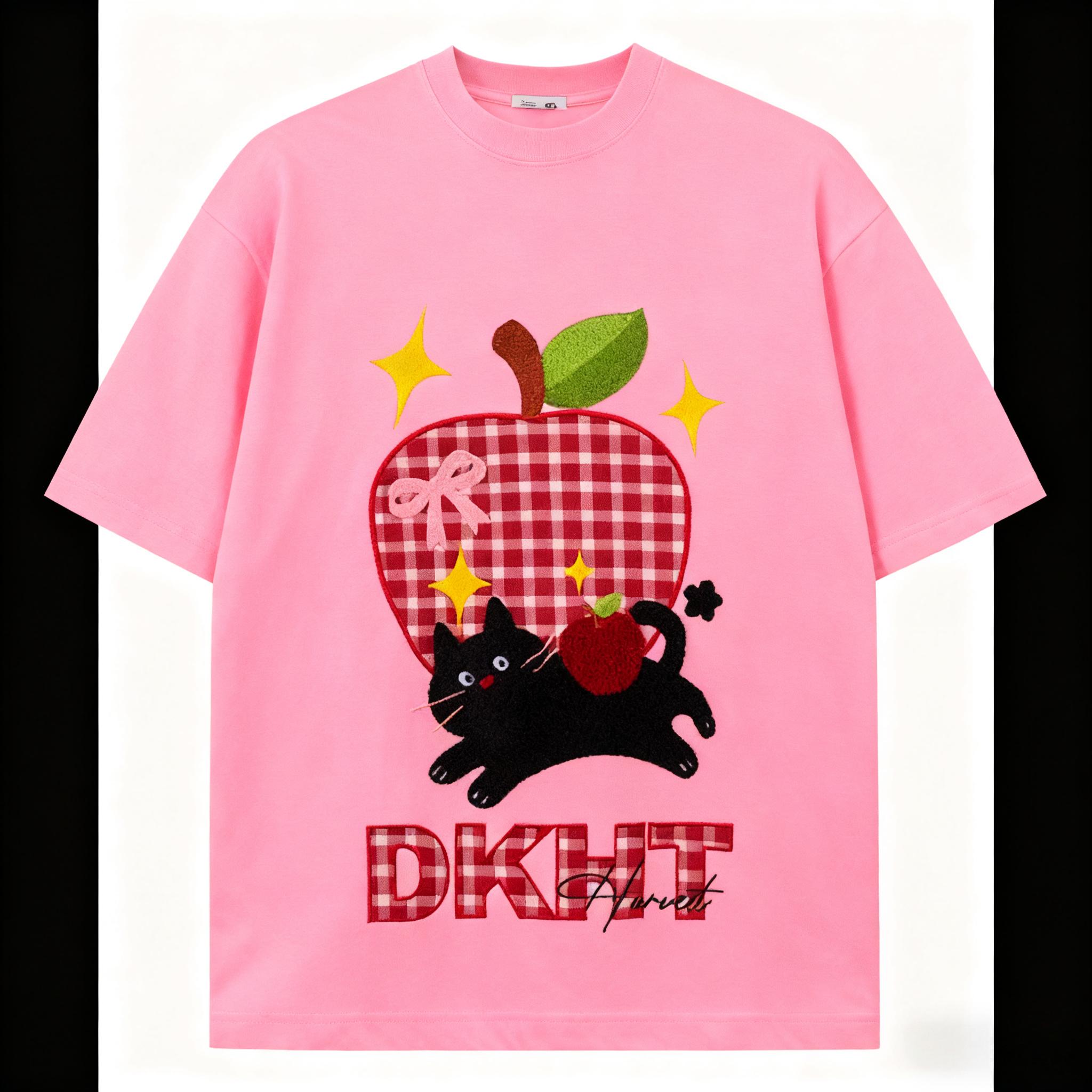 

2025 Autumn Black Cat Graphic T Shirts Men s and Women s Cotton T-shirt Tee Casuai Short Sleeve Crewneck Top Fashion Streetwear 4XL