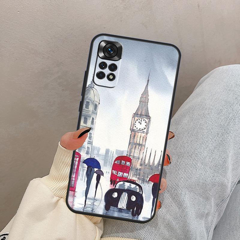 London Rotes Telefonbus Big Ben Für Xiaomi Redmi Note 14 13 9 10 11 12 15 Pro Plus Hülle Abdeckung Für Redmi 15 C 13C 12C 10C 14C