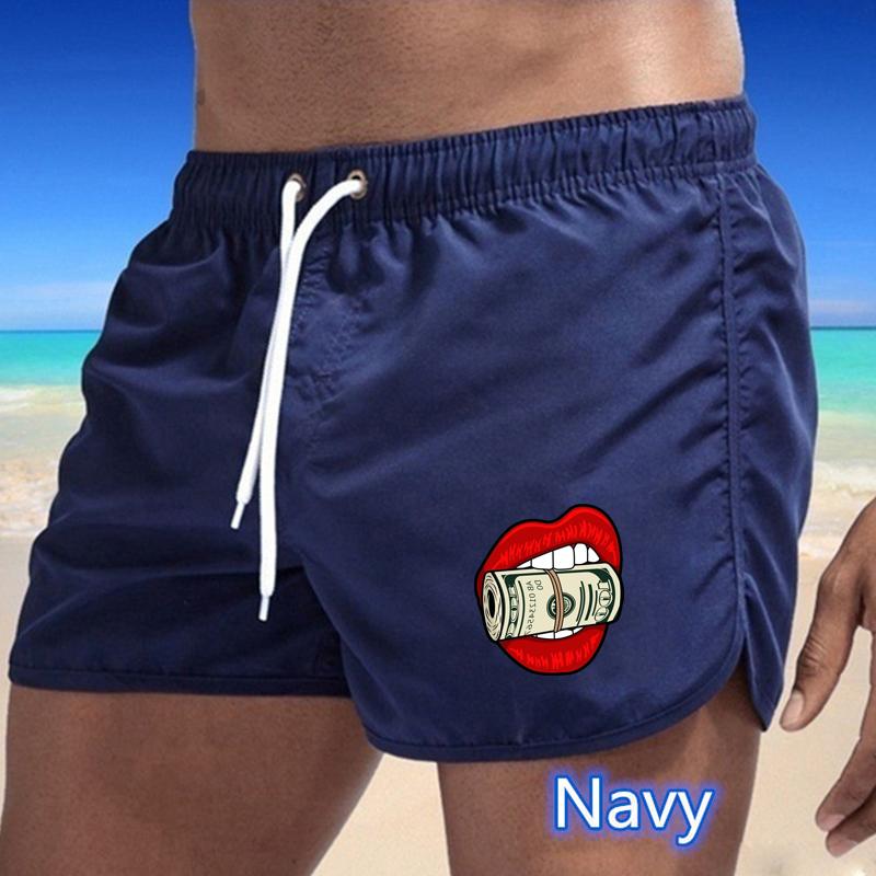 BBK-59 Summer New Men's Quick-Drying Swim Trunks Sports Pants Swimwear Beach Shorts Jogging Shorts Sports Creative Basketball Print