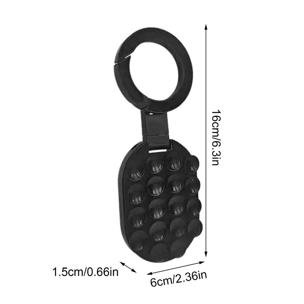 

Magnetic Phone Mount Suction Cup Automobile Navigation Stand 360 Degree Adjustable Car Phone Holder Mount for Home Travel Gym чорний