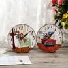 Wooden Round Clock 7 Types Creative Antique Wall Clock Vintage  Wooden Round Clocks Home  Decoration Wooden Clock