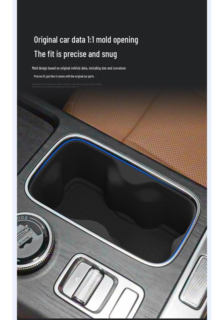 Chery iCAR V27 Center Console Silicone Cup Holder Coaster Sleeve Accessories
