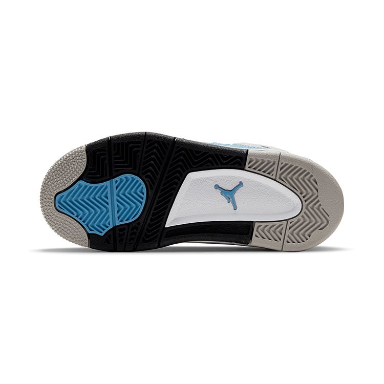 Air Jordan 4 Retro PS University Modré dětské tenisky Tech-Šedá Bílá Černá BQ7669-400