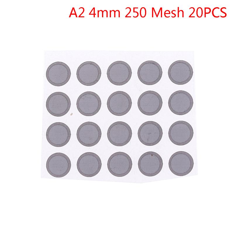 20 sztuk Diy Słuchawki Tuning Paper Tłumienie Przednia powłoka Siatka filtra Zwiększ niski