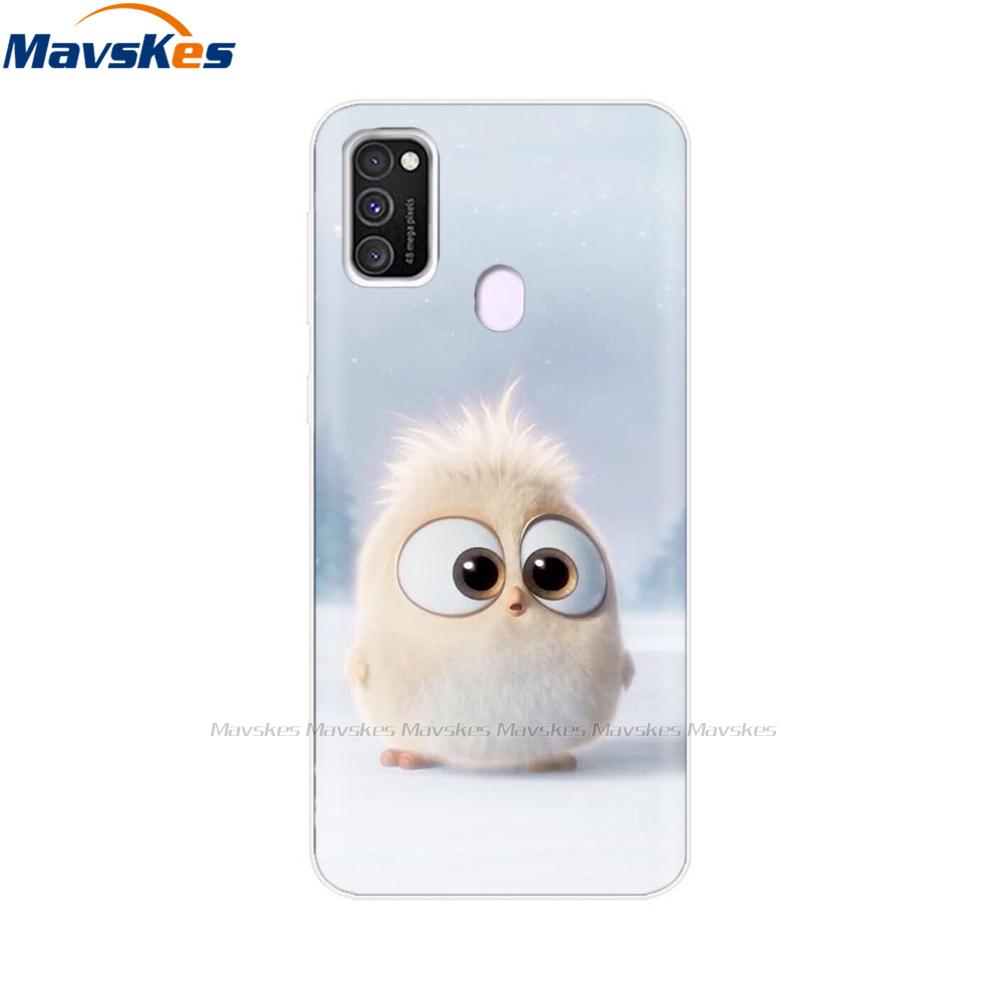 For Samsung Galaxy M21 Case Back Cover Soft Silicone TPU Phone Case For Samsung Galaxy M20 M21 M30 M30s M31 Case Cover Bumper