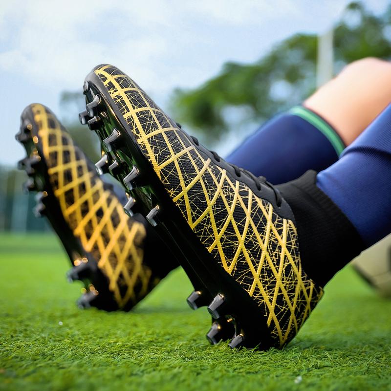 Unisex Football Shoes Men's High -top Socks Long Nails Training Sneakers, Children Football Boots Youth Football Boots