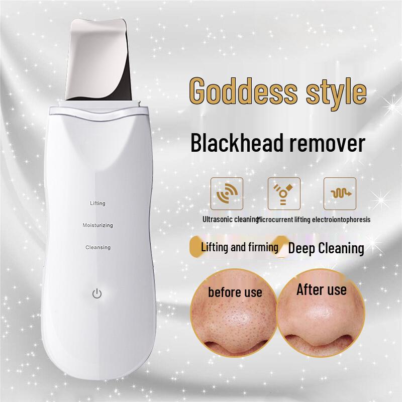 Limpiador de Poros Ultrasónico y Exfoliante Facial - Eliminador de Puntos Negros y Raspador de Piel