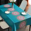 National Color And Natural Fragrance Tablecloth Waterproof And Oil-Proof Leave-In Chinese Classical Pvc Tablecloth Dining Table Mat