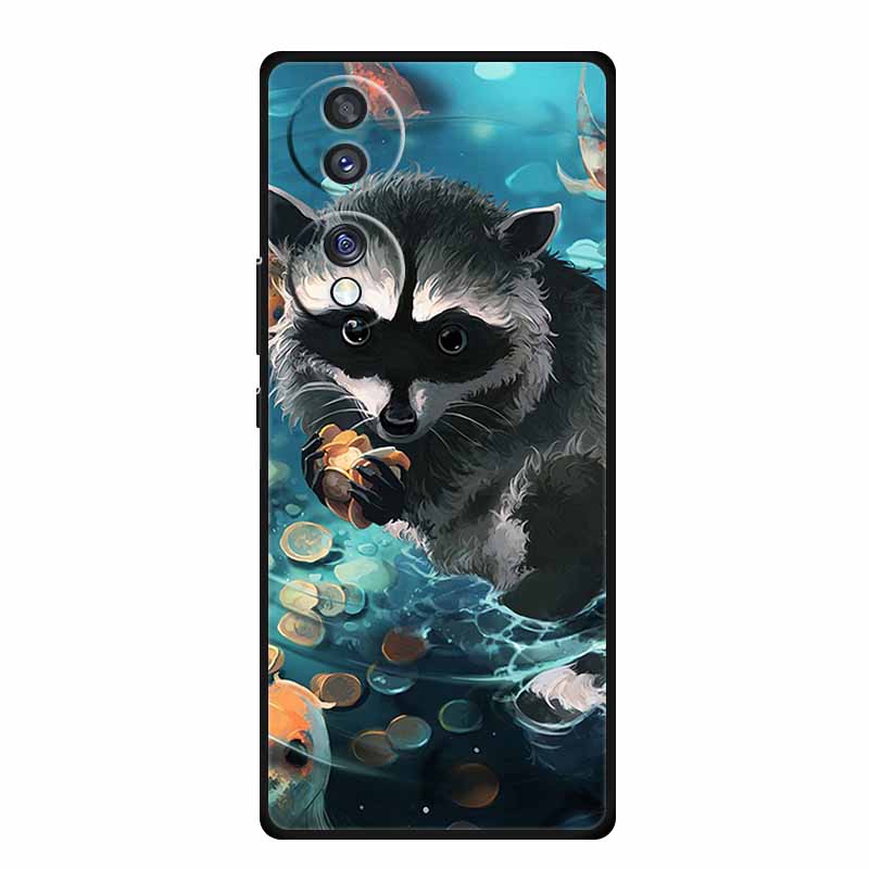 Case For Honor 70 Pro Plus Christmas Soft Silicone TPU Phone Back Cover For Huawei Honor 70 Pro+ Honor70 Lite Cartoon Capa Funda