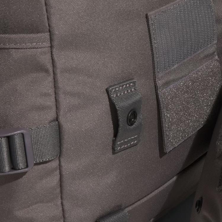 Adidas Recycled Polyester Backpack Unisex Charcoal Gray Adidas KC0263