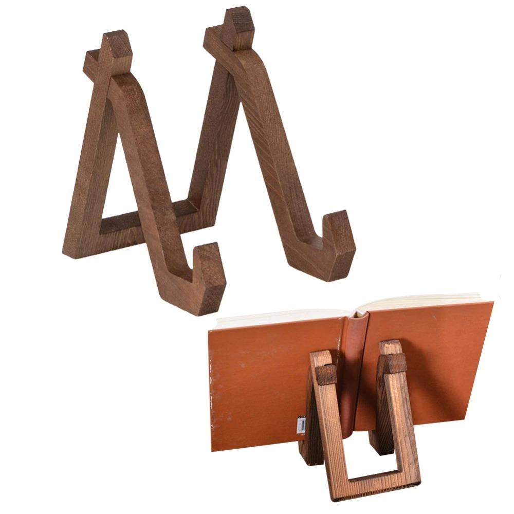 Practical Picture Frame Stand Retro Desktop Cookbook Holder Music Album Rack  For Apartment Home